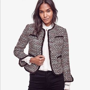Ann Taylor Sequined tweed jacket